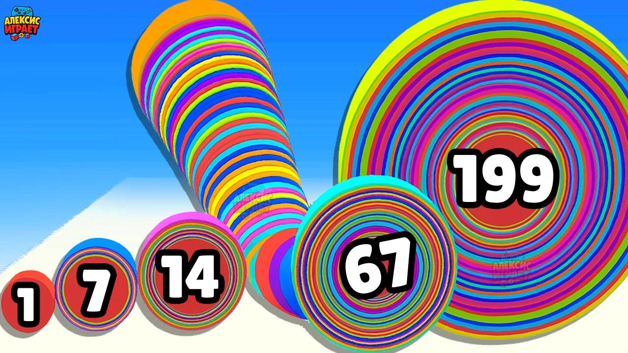 ОСТОРОЖНО! МОЖНО ЗАЛИПНУТЬ ЕСЛИ ДОЛГО ИГРАТЬ В ИГРУ Level Up Circles