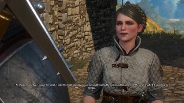 THE WITCHER 3: WILD HUNT - Gameplay - Novigrad Secondary Quests: Fencing Lessons - No Commentary