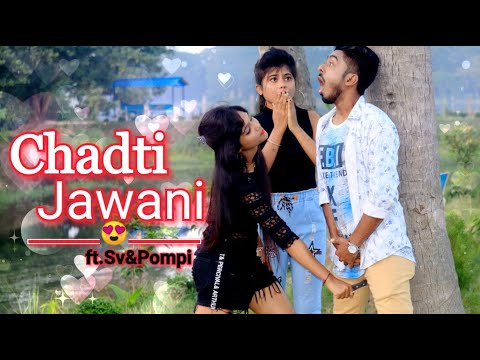 Chadti Jawani Teri||Cute Romentic Funny Love Story||Young College age love Proposal ||Ft.Sv & Pompi