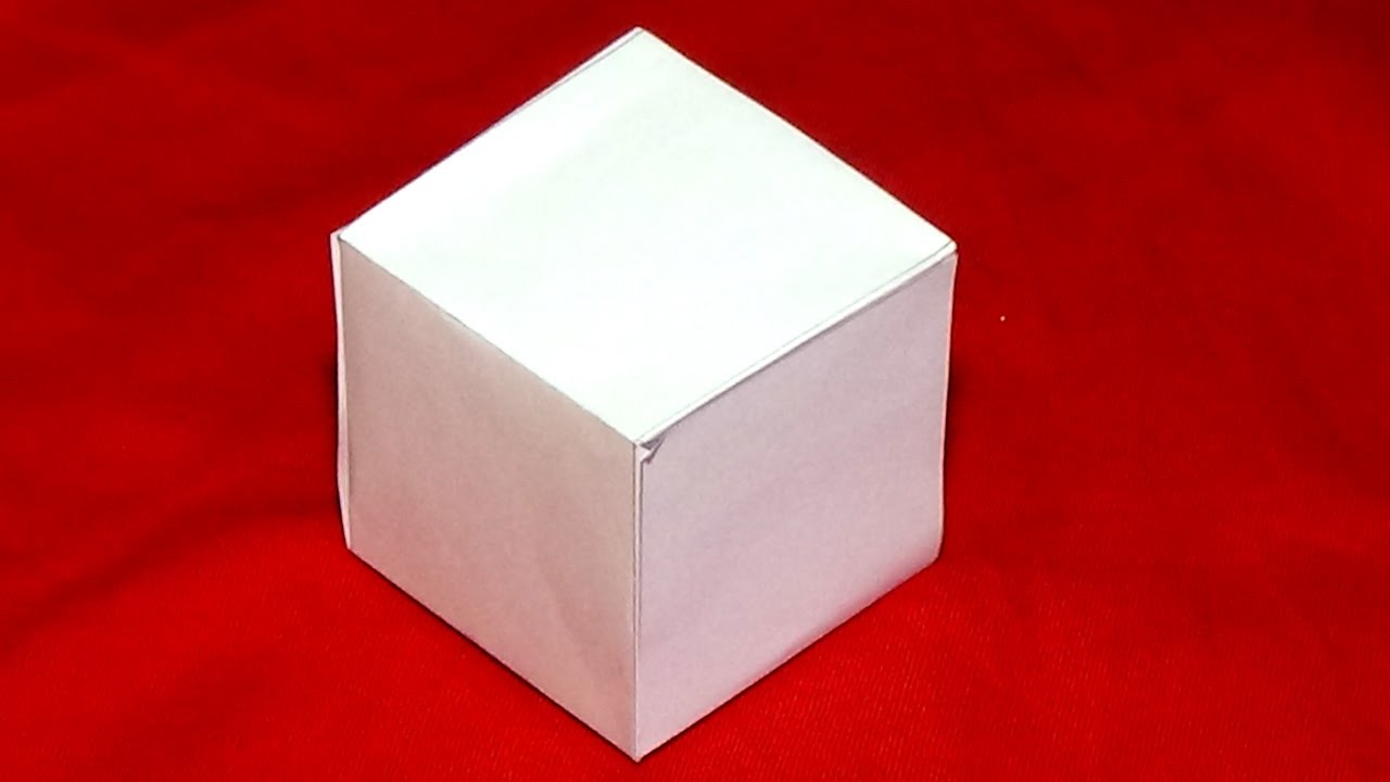 Como Hacer Un Cubo En 3d Cómo hacer un cubo de papel paso a paso - YouTube