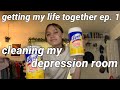 cleaning my depression room. getting my life together ep.1.  | MacKenzie Sarkisian