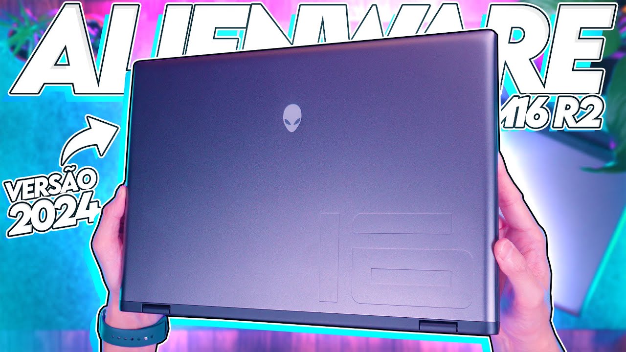 O NOVO ALIENWARE 2024 tá BEM MENOR e MAIS LEVE! Unboxing do Alienware ...