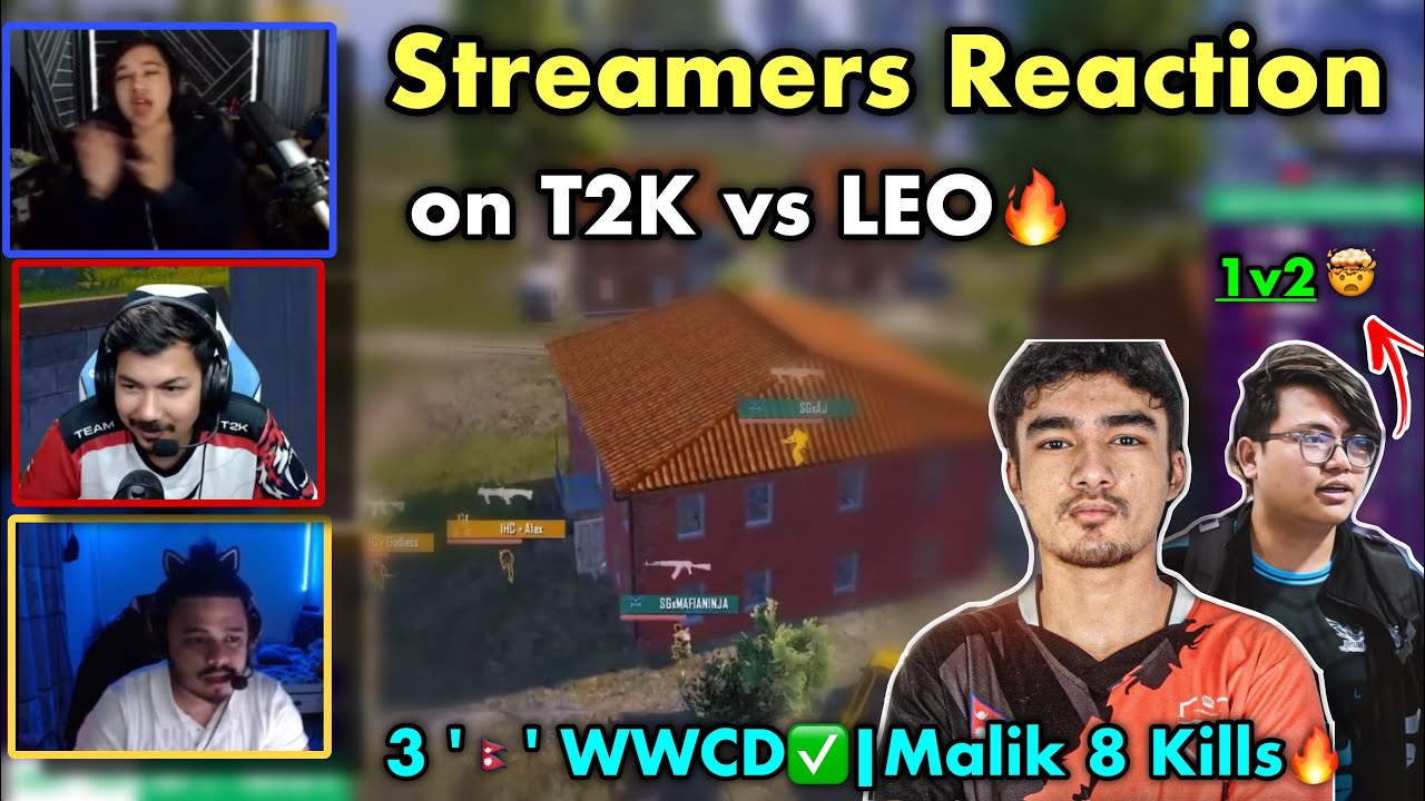 Streamers and Casters React to Mafianinja🔥🇳🇵| HV•Malik 8 Kills✅| in PMPL SAC | DRS,LEO,HV WWCD💐!