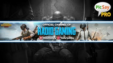 Cara Membuat Sampul/Header Youtube Gaming | di Android