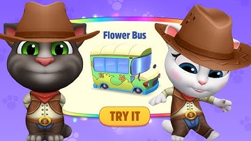 My Talking Tom Friends - Unlocked Flower Bus Gameplay Walkthrough Part 11