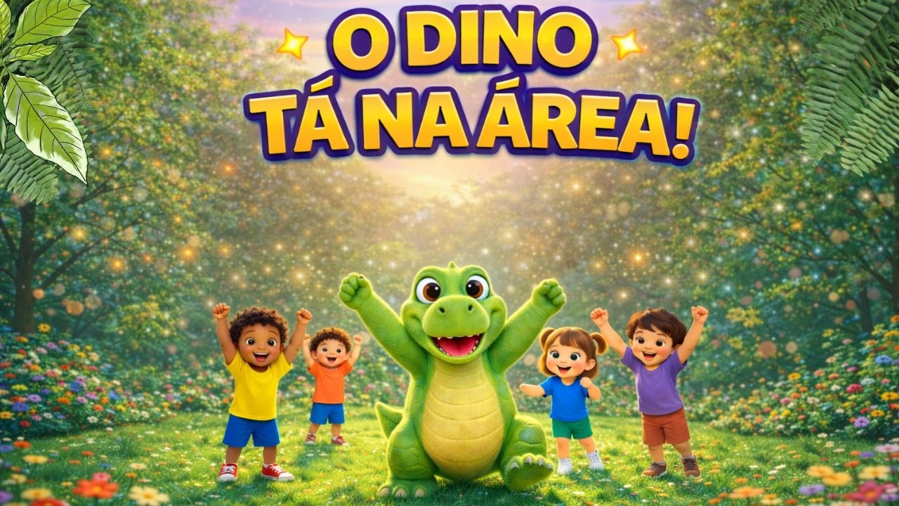 O Dinossauro Dino Tá na Área! 🦖🎶 Dança Infantil