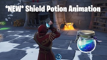 Fortnite Brand *New* Shield Potion Animation