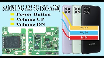 Samsung Galaxy A22 5G (SM-A226) Power key And Volume Key Jumper Ways Solution