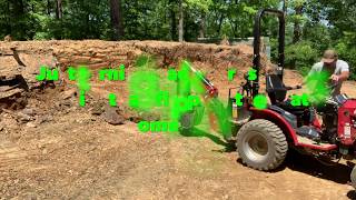 Rk24 Sub-Compact Tractor Moving Earth My Farmhouse Build