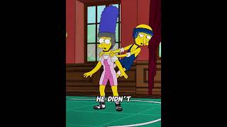 Marge starts fighting in the ring and wins every time #anime #animerecap #TheSimpsons