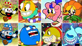 Cuphead Beta 2013 - All Early Bosses With Mugman