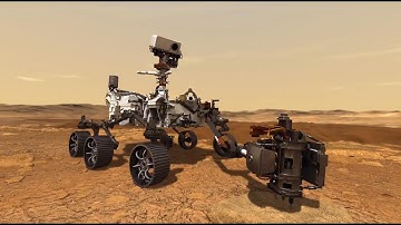 NASA Mars Perseverance Rover Sample Collection Animation