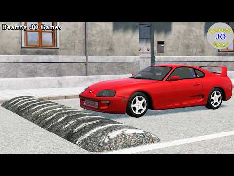 Cars vs Massive Speed Bumps # 565 – BeamNG JO Games