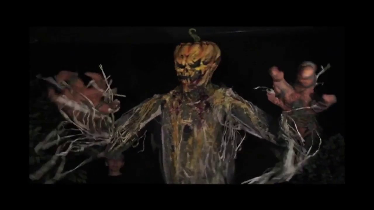 Great Undead Pumpkin Animated Halloween Prop