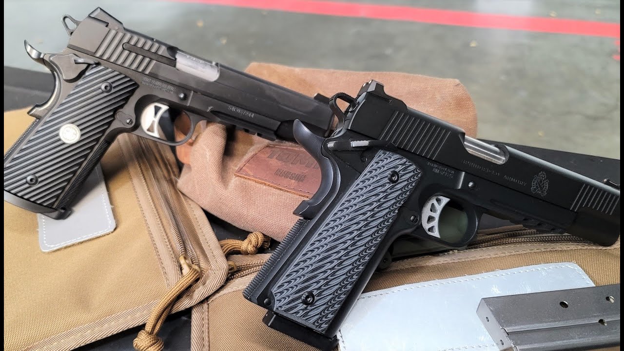 1911 Showdown! SIG VS Springfield 10mm YouTube