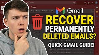 How to Recover Permanently Deleted Emails from Gmail | Get Back Emails