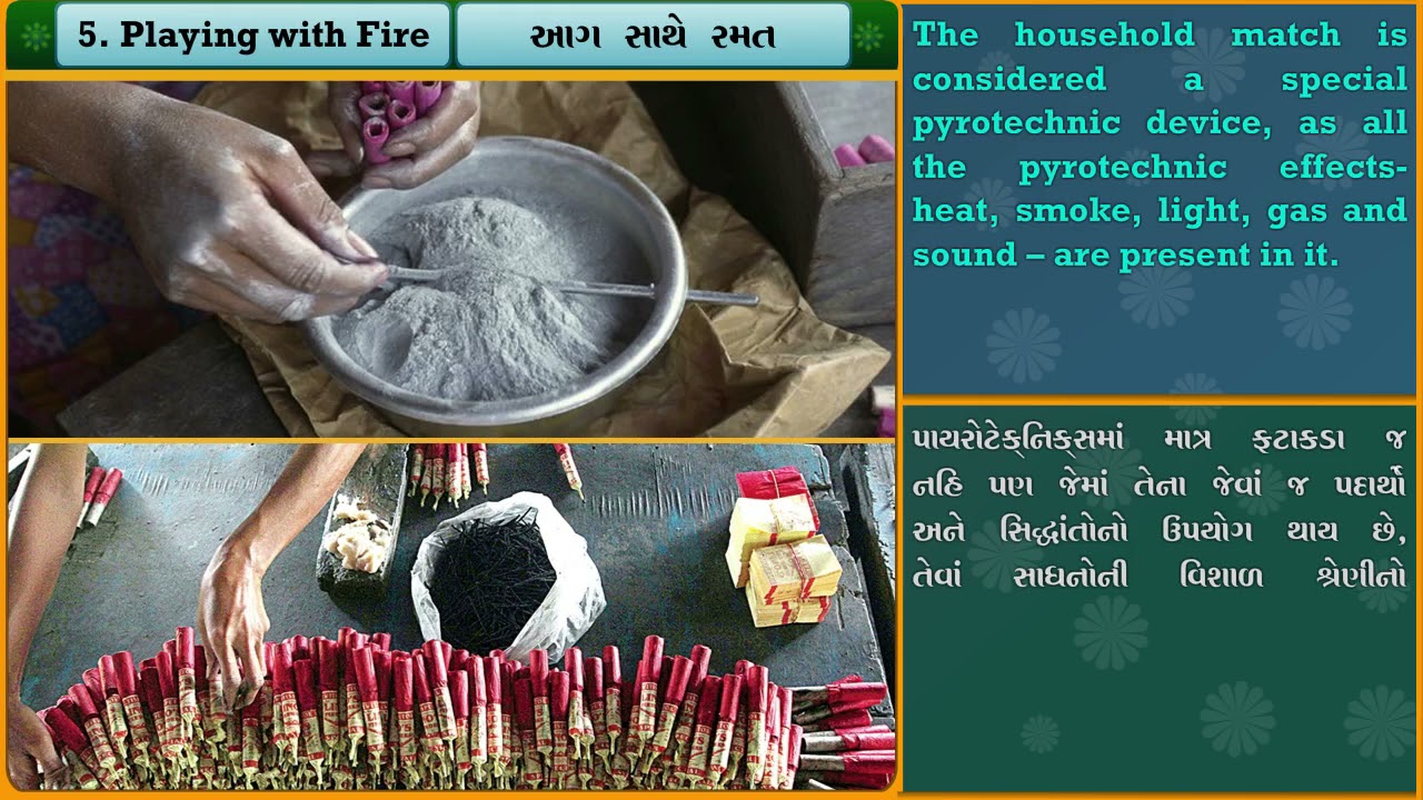 Unit-5 (Playing with Fire-1) Std-10 English