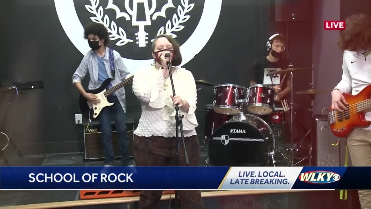 Inperson and online music lessons offered at School of Rock Louisville