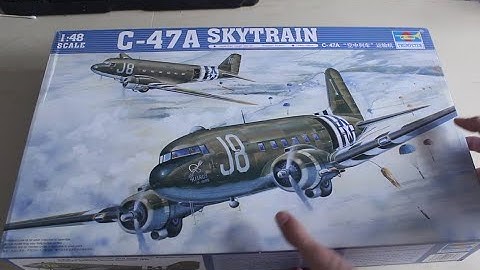 Make War thunder Come Ture even it is a AI——Trumpeter 1/48 C-47 open box