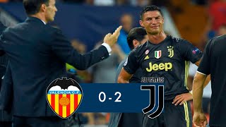 Valencia vs Juventus 0-2 Resumen y Goles Champions League 2018