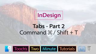 InDesign - Tabs - part 2