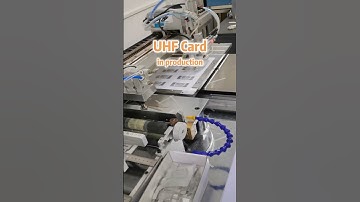 show you the RFID UHF Card in production in our factory