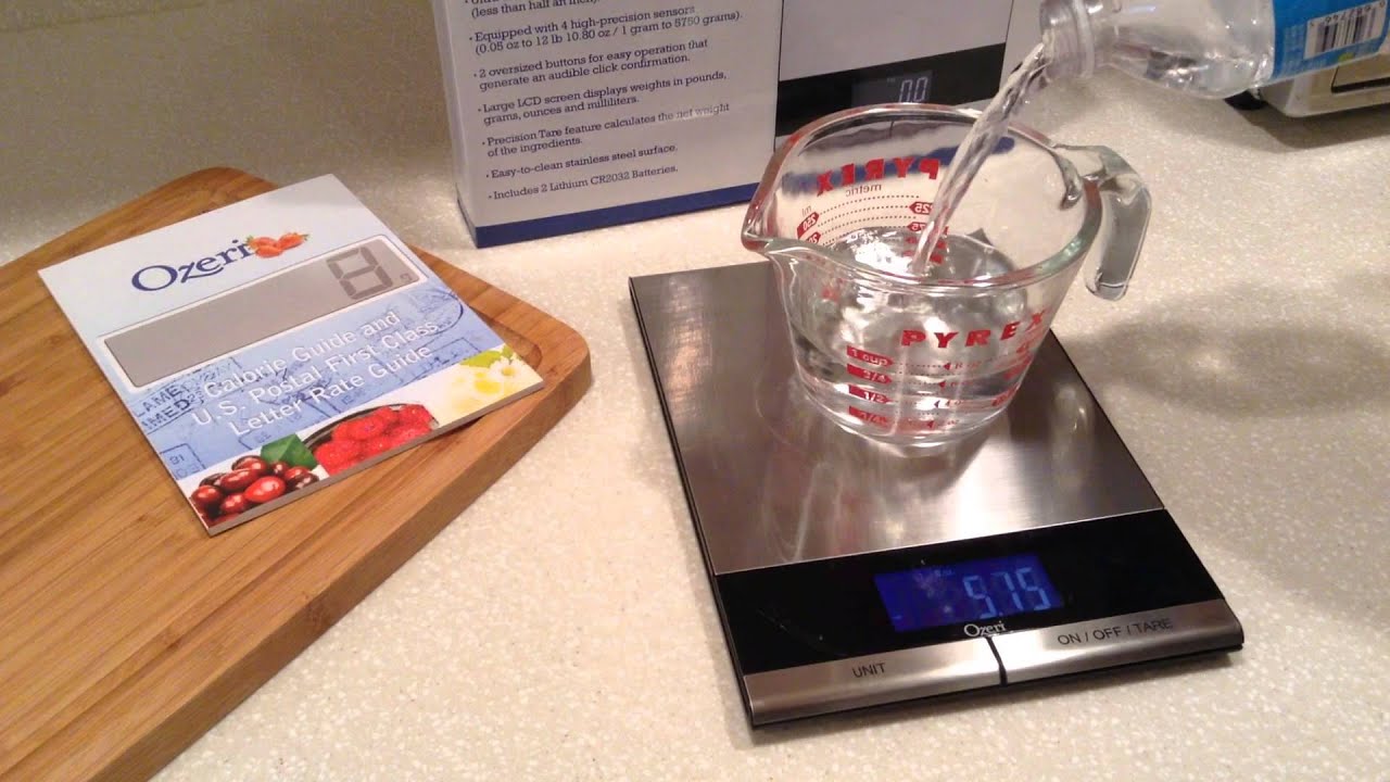Ozeri Digital Stainless Steel Kitchen Scale