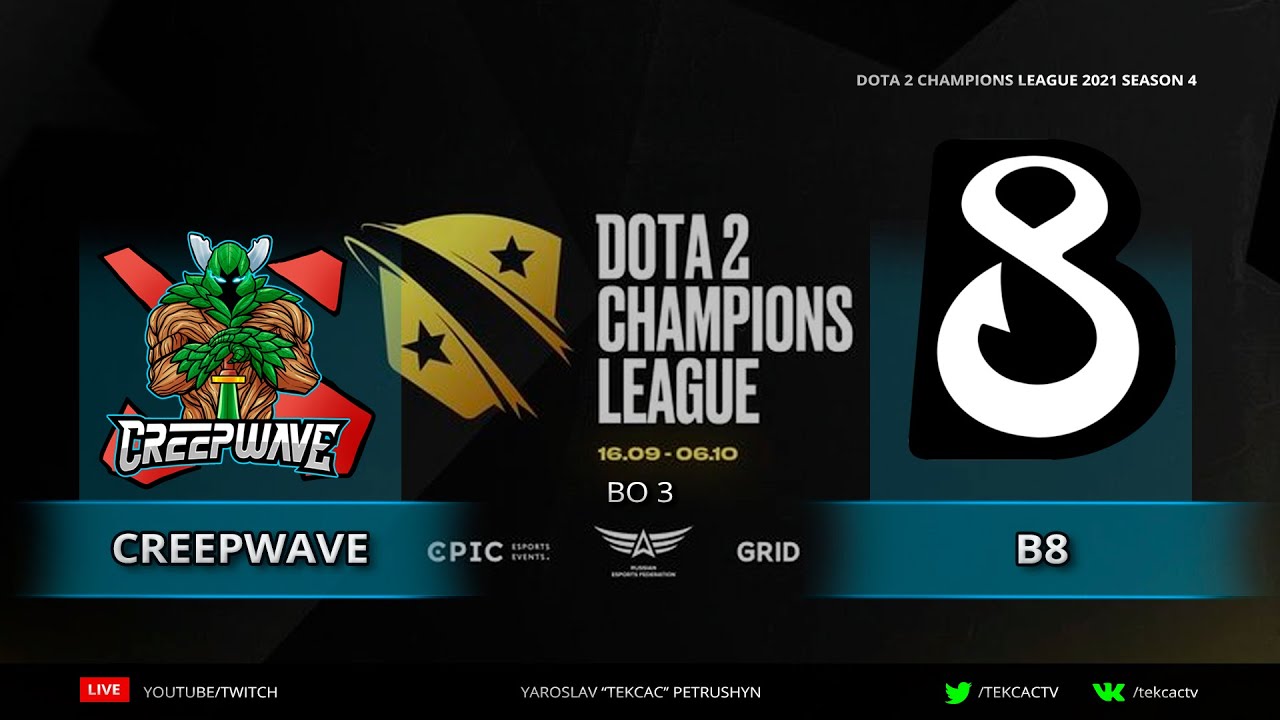 🔴B8 vs Creepwave | D2CL 2021 S4 | Cast Tekcac