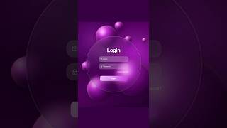 3D Glassmorphism Login Form with HTML & CSS