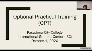 OPT Workshop - October 1, 2020