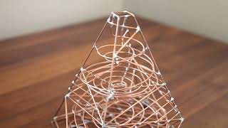 The Funky Pyramid 2 . Rolling ball sculpture. marble machine. marble run. kinetic sculpture