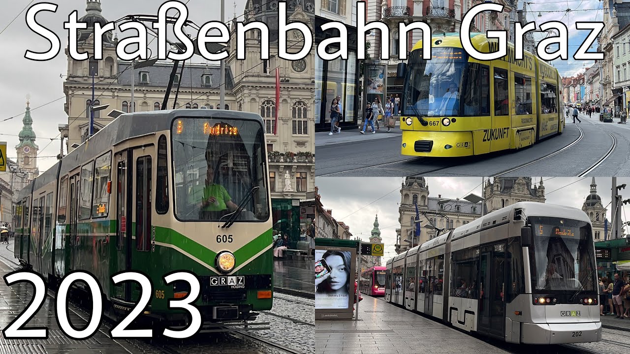 Straßenbahn Graz | Trams in Graz 2023
