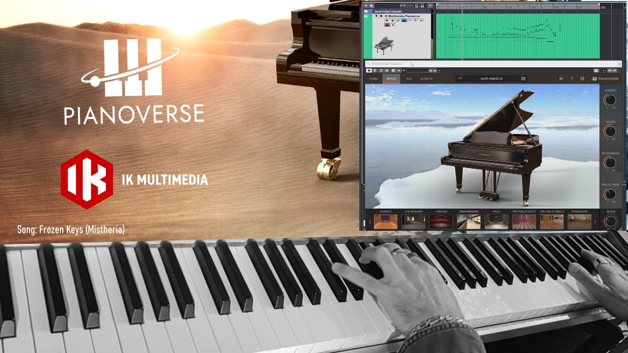IK Multimedia Pianoverse North Atlantic / Iceberg Space: sound demo by Mistheria