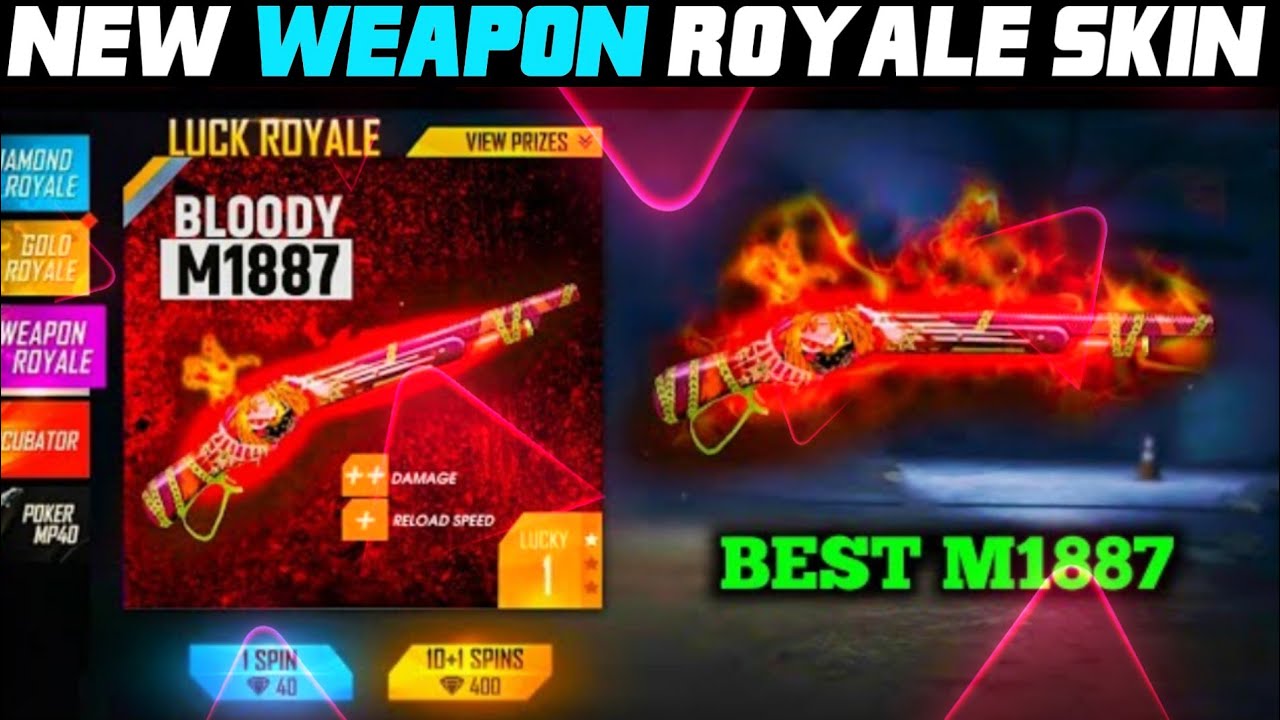 NEXT WEAPON ROYALE FREE FIRE | NEXT WEAPON ROYALE GUN SKIN | NEW WEAPON ROYALE FREE FIRE