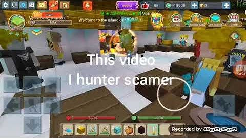 Blockmango skyblock 1 hunter scamer