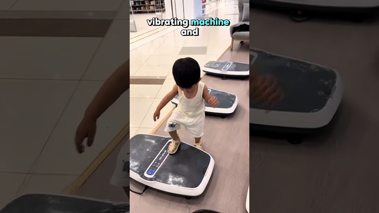 Little boy loves this body vibrator ♥️😍