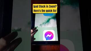 How to fix Ipad Stuck in Zoom Mode? Here's the quick fix! #ipad #howto #ipadmini #zoom #fix #apple