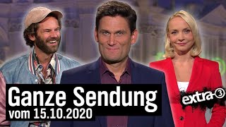 Extra 3 vom 15.10.2020 mit Christian Ehring