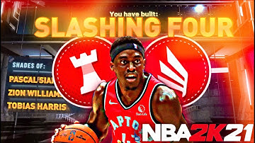 THE BEST SLASHING FOUR BUILD IN NBA 2K21! (BEST PF BUILD) RARE BUILD SERIES VOL. 16