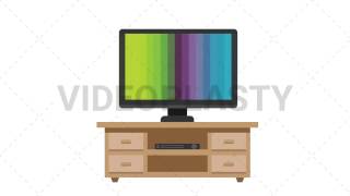 Flat TV Animation [MOV & GIF]