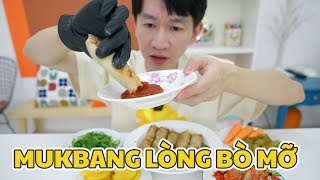 Mukbang Món Lòng Bò Nướng Hàn Quốc Siêu Mỡ