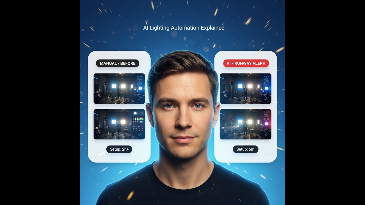"How Runway Aleph Controls Lights in Videos | AI Lighting Automation Explained"
