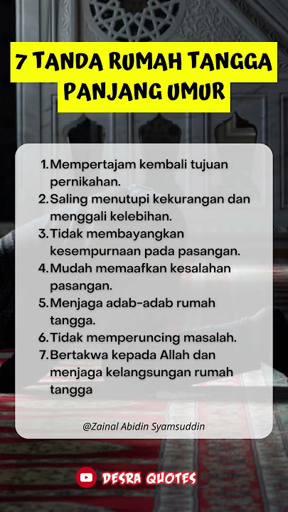 Rahasia Rumah Tangga yang Bertahan Lama | Tanda-tanda Pasangan yang Saling Mencintai #suamiistri