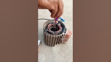 AC Motor Stator Winding Test #motor #stator #winding #check #test #shorts #video