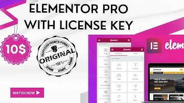 Download Elementor Pro With Original License Key | Orignal License 2022