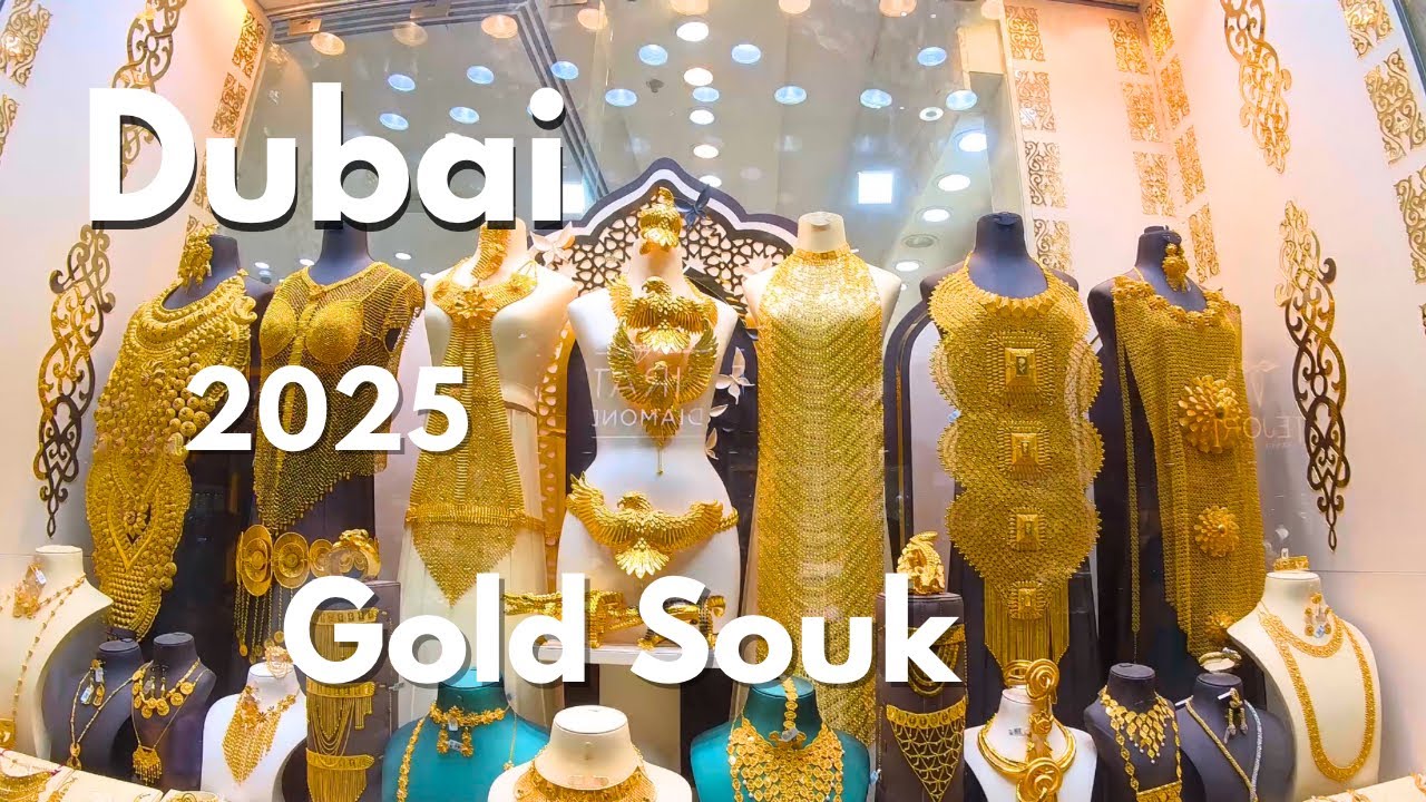 Dubai Gold Souk 2025 | 24K & 22K Gold Price Today 💰 Full Market Tour