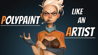 Polypaint Like An Artist in ZBrush