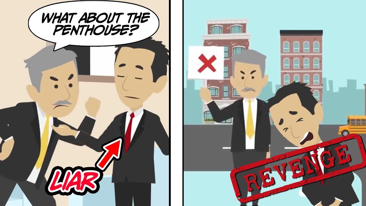 Парень, который купил землю дедушки, нарушает свое обещание продать нам пентхаус, но... [Месть]