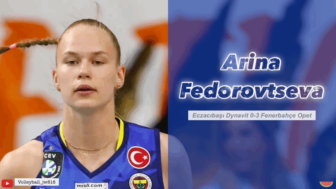 Arina Fedorovtseva │Vollyeball Star │ Eczacıbaşı vs Fenerbahçe Opet │Turkish Volleyball League 21/22 Женский Волейбокс