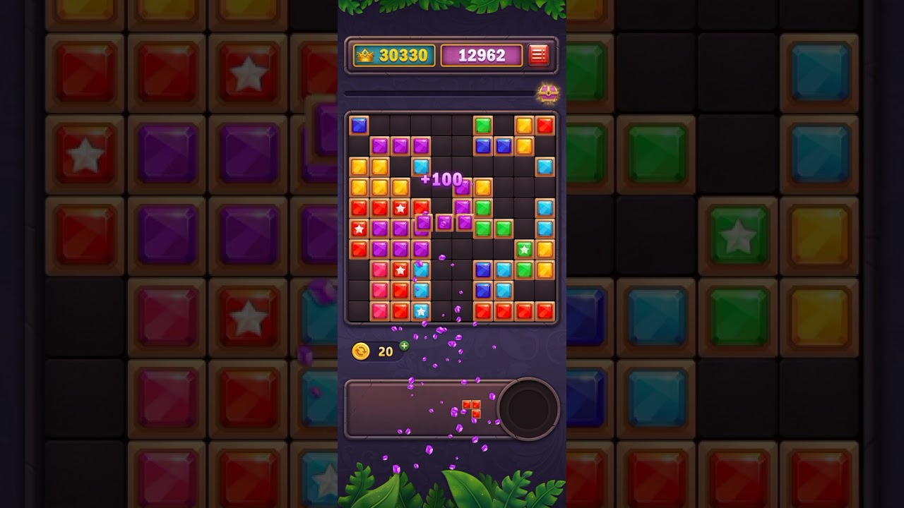 Block puzzle game 😱😱😱😱